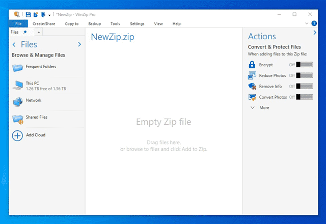 WinZip 25 Enterprise Edition โปรแกรมบีบอัดไฟล์ แตกไฟล์ ที่รองรับการใช้งานในองค์กรธุรกิจ
