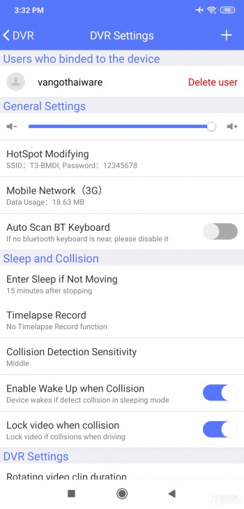 VANGO SIMS CONNECT กล้องติดรถยนต์ Android ใส่ซิมการ์ดได้ ดูผ่าน App ได้ทุกที่