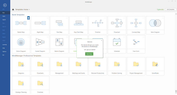 โปรแกรม MindManager ช่วยสร้างแผนผังความคิด (Mind Map) และแผนภาพรูปแบบต่างๆ