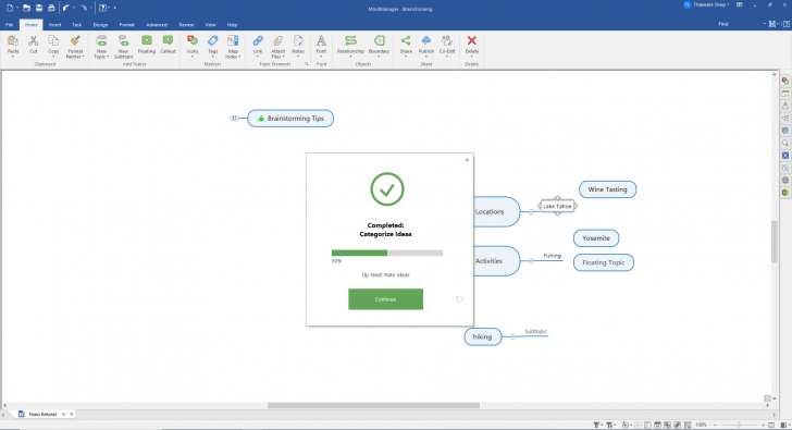 โปรแกรม MindManager ช่วยสร้างแผนผังความคิด (Mind Map) และแผนภาพรูปแบบต่างๆ