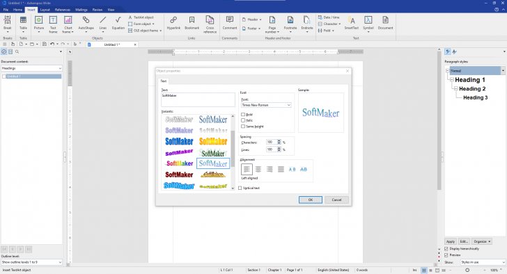 Ashampoo Office 8 ชุดโปรแกรม Office จัดการงานเอกสาร ตารางสเปรดชีต และงานนำเสนอ