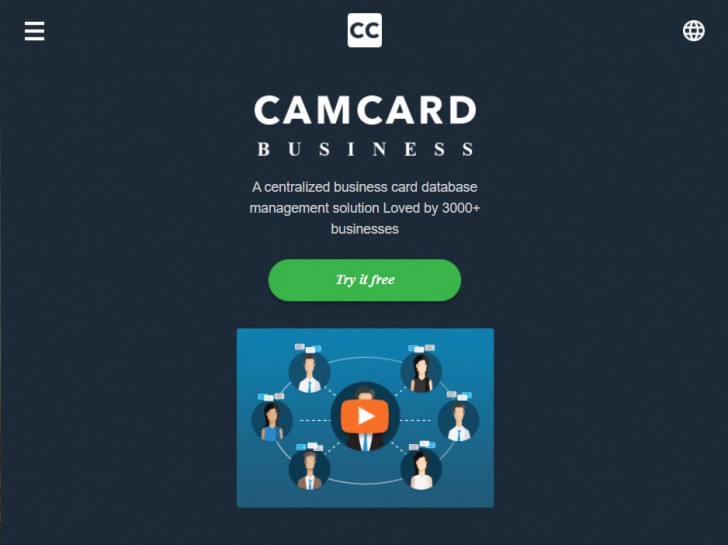 โปรแกรม CamCard Business เก็บข้อมูลนามบัตร เก็บข้อมูลลูกค้า ดูผ่านมือถือ หรือเว็บไซต์ได้