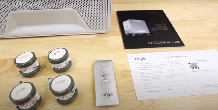 Airgle AG600 เครื่องฟอกอากาศเกรดการแพทย์ จากอเมริกา ระดับไฮเอนด์ กรองฝุ่นเล็กสุด 0.003 ไมครอน