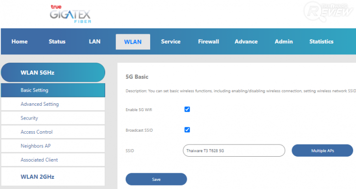 เราเตอร์ T3 T628 AX5400 ของ True GIGATEX Fiber รองรับ Wi-Fi 6 พร้อม Easy Mesh แรงระดับ 1 Gbps !