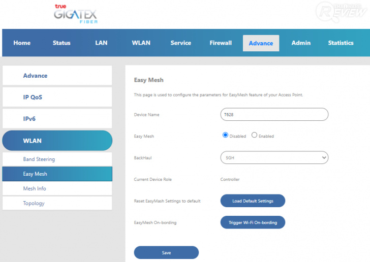 เราเตอร์ T3 T628 AX5400 ของ True GIGATEX Fiber รองรับ Wi-Fi 6 พร้อม Easy Mesh แรงระดับ 1 Gbps !