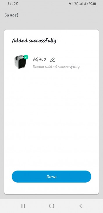 Airgle AG300 เครื่องฟอกอากาศเกรดการแพทย์ไซส์เล็ก น้ำหนักเบาและพกพาสะดวก