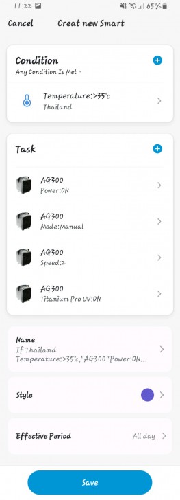 Airgle AG300 เครื่องฟอกอากาศเกรดการแพทย์ไซส์เล็ก น้ำหนักเบาและพกพาสะดวก