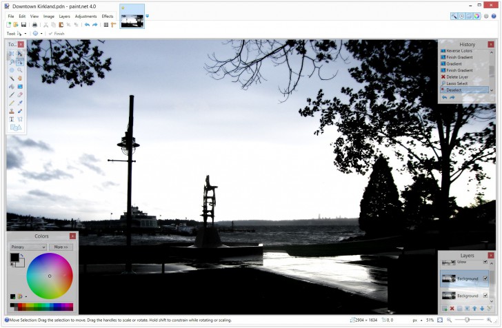 โปรแกรมแต่งรูป Paint.NET