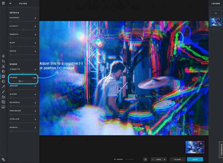 โปรแกรมแต่งรูป Pixlr X
