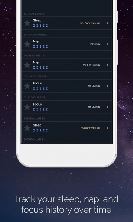 แอปพลิเคชัน Pzizz - Sleep, Nap, Focus
