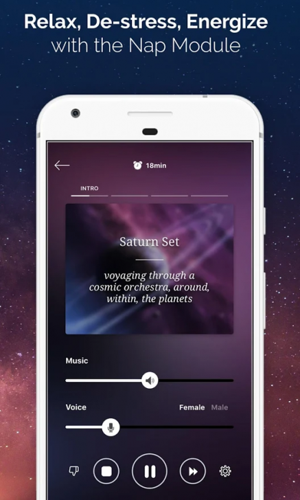 แอปพลิเคชัน Pzizz - Sleep, Nap, Focus