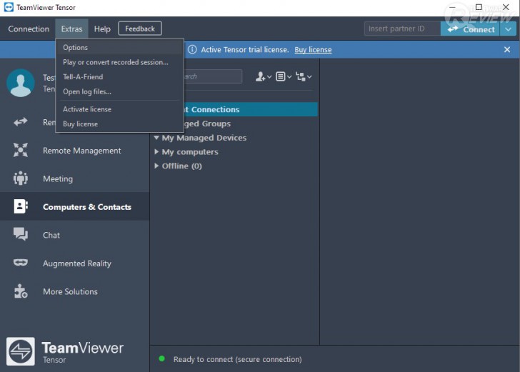 TeamViewer Tensor โปรแกรมรีโมทคอมพิวเตอร์ Remote Desktop สำหรับองค์กรขนาดใหญ่
