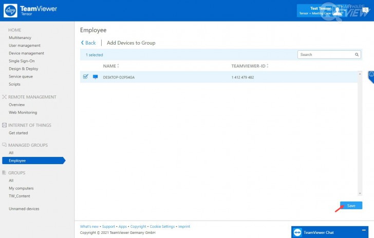 TeamViewer Tensor โปรแกรมรีโมทคอมพิวเตอร์ Remote Desktop สำหรับองค์กรขนาดใหญ่