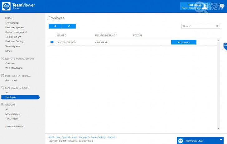 TeamViewer Tensor โปรแกรมรีโมทคอมพิวเตอร์ Remote Desktop สำหรับองค์กรขนาดใหญ่