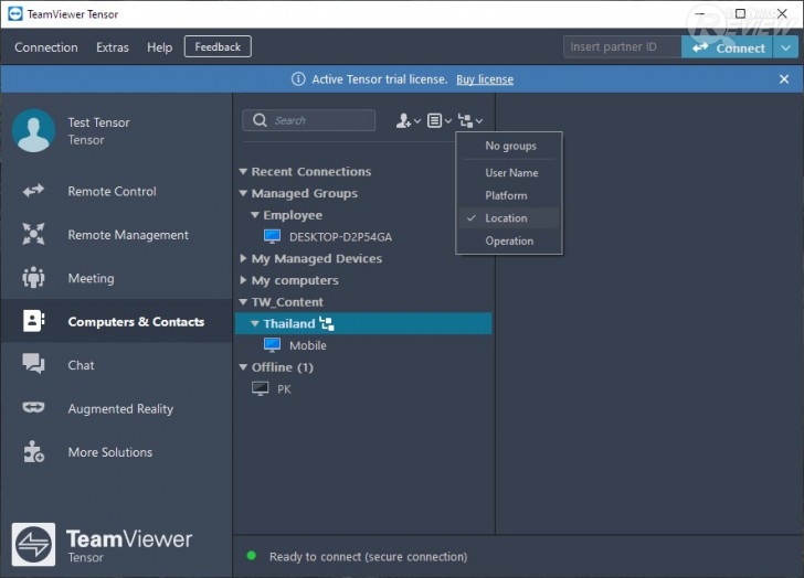 TeamViewer Tensor โปรแกรมรีโมทคอมพิวเตอร์ Remote Desktop สำหรับองค์กรขนาดใหญ่