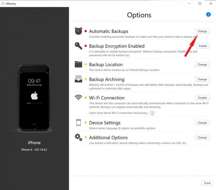 โปรแกรม iMazing โปรแกรมจัดการ iPhone iPad สำรองข้อมูล ย้ายข้อมูล เช็คสุขภาพแบตเตอรี่