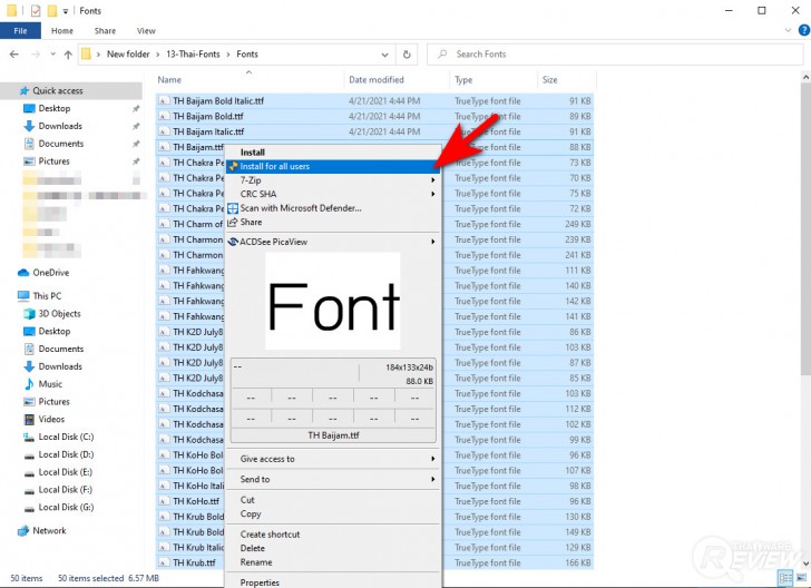 วิธีดาวน์โหลด และติดตั้ง 13 ฟอนต์แห่งชาติ ฟอนต์ราชการ ไปใช้ฟรี แบบไม่ติดลิขสิทธิ์