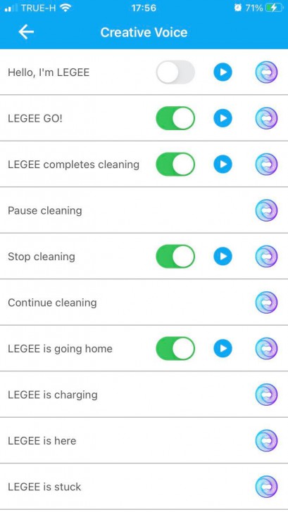 การใช้งานและการควบคุมผ่านแอปพลิเคชัน HOBOT LEGEE 7 