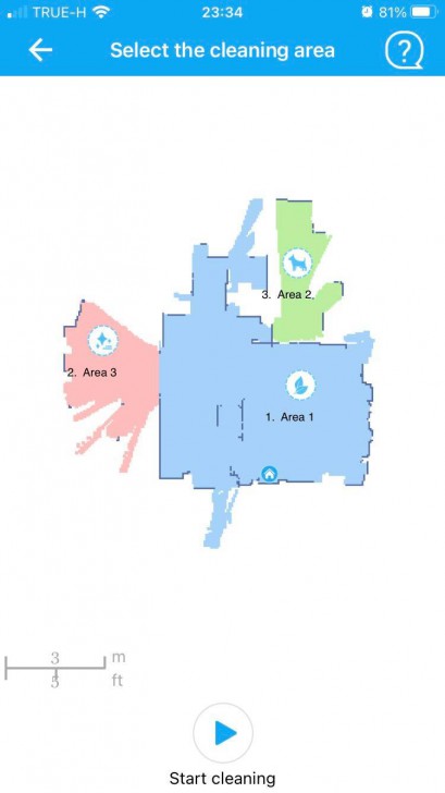 การใช้งานและการควบคุมผ่านแอปพลิเคชัน HOBOT LEGEE 7 