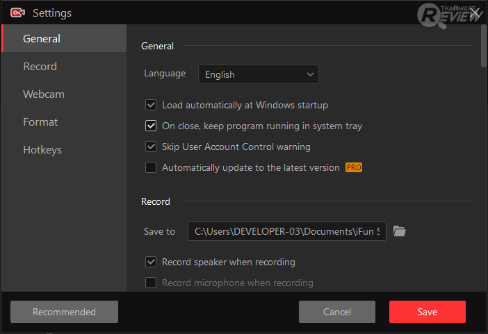 การใช้งานโปรแกรม iFun Screen Recorder การใช้งานโปรแกรม iFun Screen Recorder