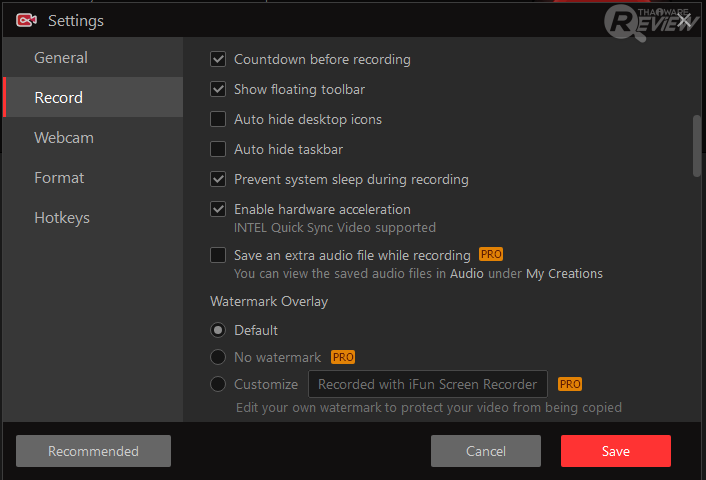 การใช้งานโปรแกรม iFun Screen Recorder การใช้งานโปรแกรม iFun Screen Recorder