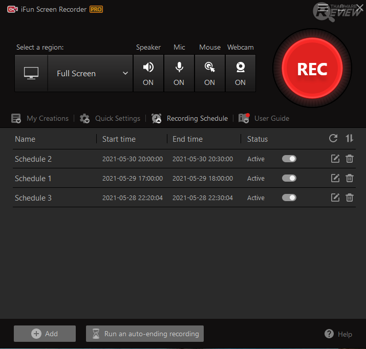 การใช้งานโปรแกรม iFun Screen Recorder การใช้งานโปรแกรม iFun Screen Recorder