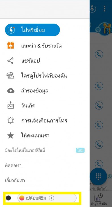 Theme (ธีมการใช้งาน)