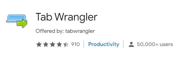 ส่วนขยาย ส่วนเสริม Tab Wrangler ส่วนขยาย ส่วนเสริม Tab Wrangler