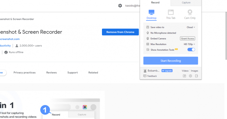 Awesome Screenshot & Screen Recorder - จับภาพหน้าจอ พร้อมเครื่องมือแก้ไข