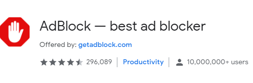 ส่วนขยาย ส่วนเสริม Adblock Plus ส่วนขยาย ส่วนเสริม Adblock Plus