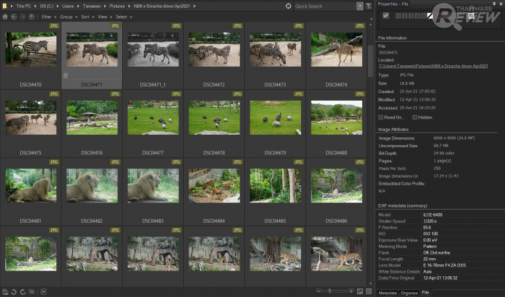 เมนู Metadata