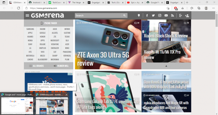 Collections บน Microsoft Edge 