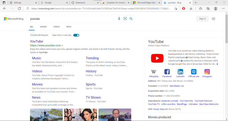 เปลี่ยน Search Engine บน Microsoft Edge 
