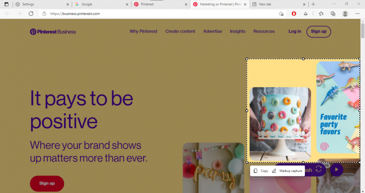Web Capture บน Microsoft Edge 
