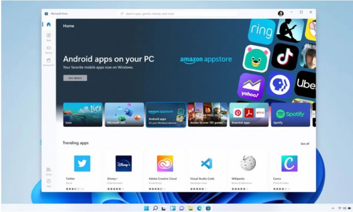 Windows 11 รองรับการใช้งานแอป Android