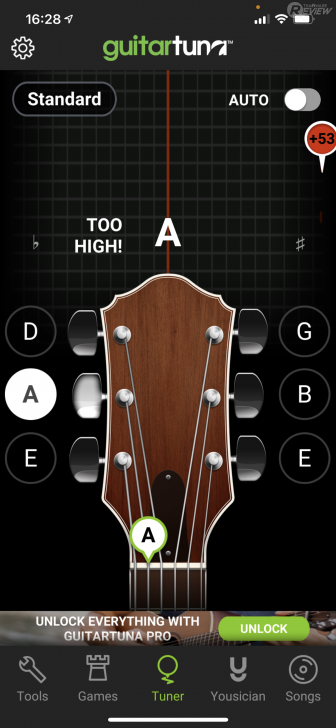 แอปเรียนดนตรี GuitarTuna