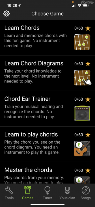 แอปเรียนดนตรี GuitarTuna