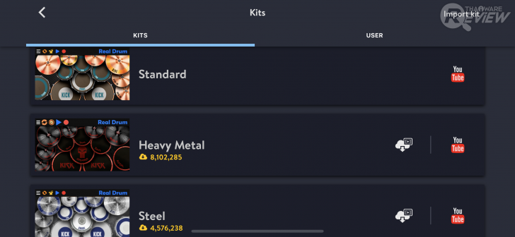 แอปเรียนดนตรี Real Drum