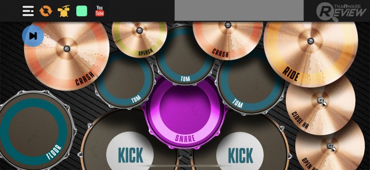 แอปเรียนดนตรี Real Drum