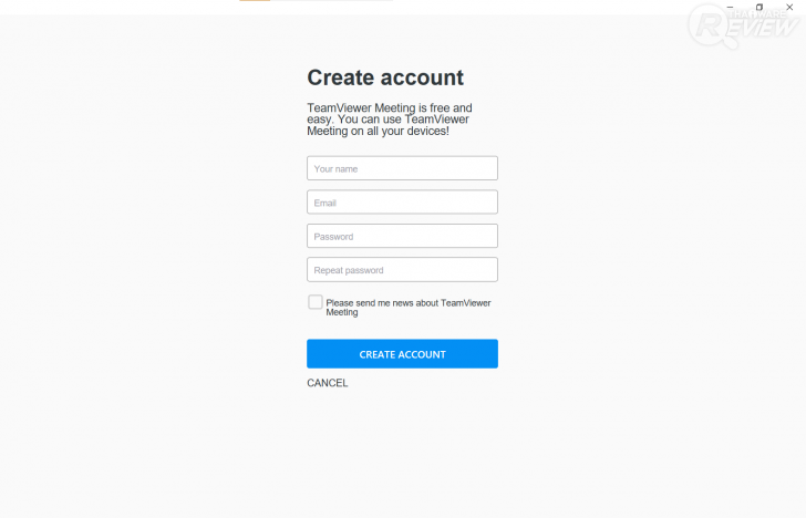 ดาวน์โหลดและติดตั้งโปรแกรม TeamViewer Meeting