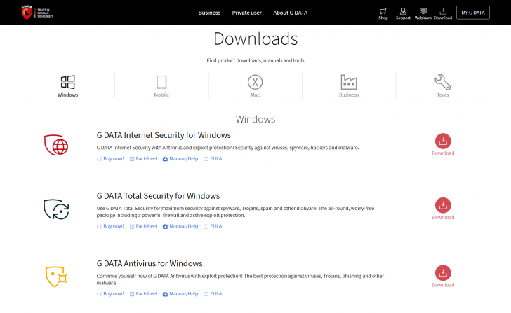 การติดตั้งโปรแกรมแอนตี้ไวรัส G Data Total Security