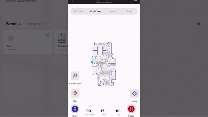 หุ่นยนต์ดูดฝุ่น ROIDMI EVE Plus