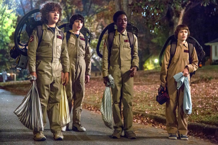 เหล่าตัวเอกใน Stranger Things ใส่ชุด Ghost Busters