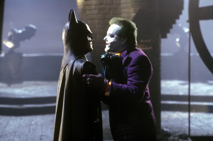 Michael Keaton และ Jack Nicholson ใน หนัง ภาพยนตร์ Batman