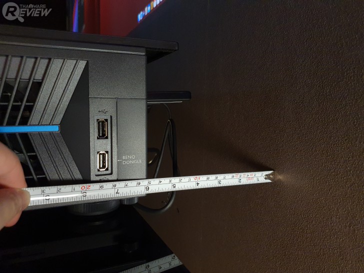 ระยะการติดตั้งโปรเจคเตอร์ BenQ V7050i