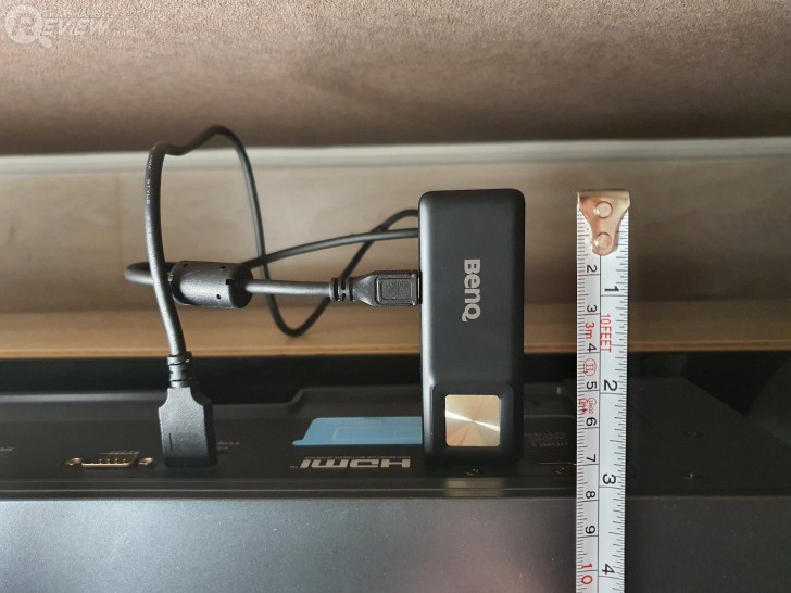 ระยะติดตั้งโปรเจคเตอร์ BenQ V7050i