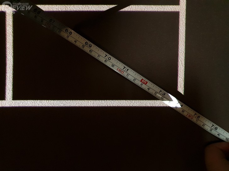 ระยะติดตั้งโปรเจคเตอร์ BenQ V7050i