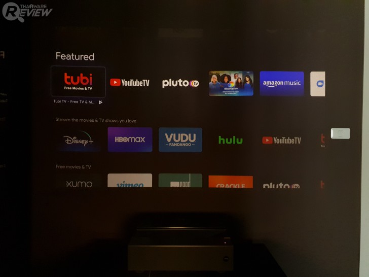 หน้าของ Android TV