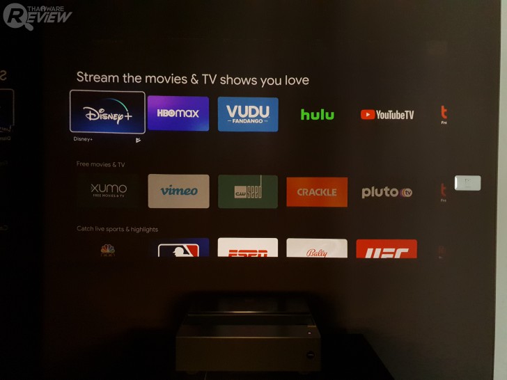 หน้าของ Android TV