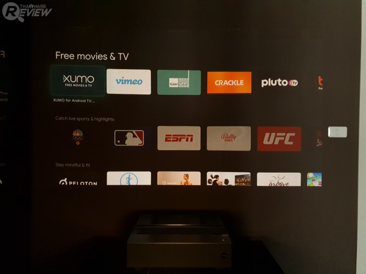 หน้าของ Android TV